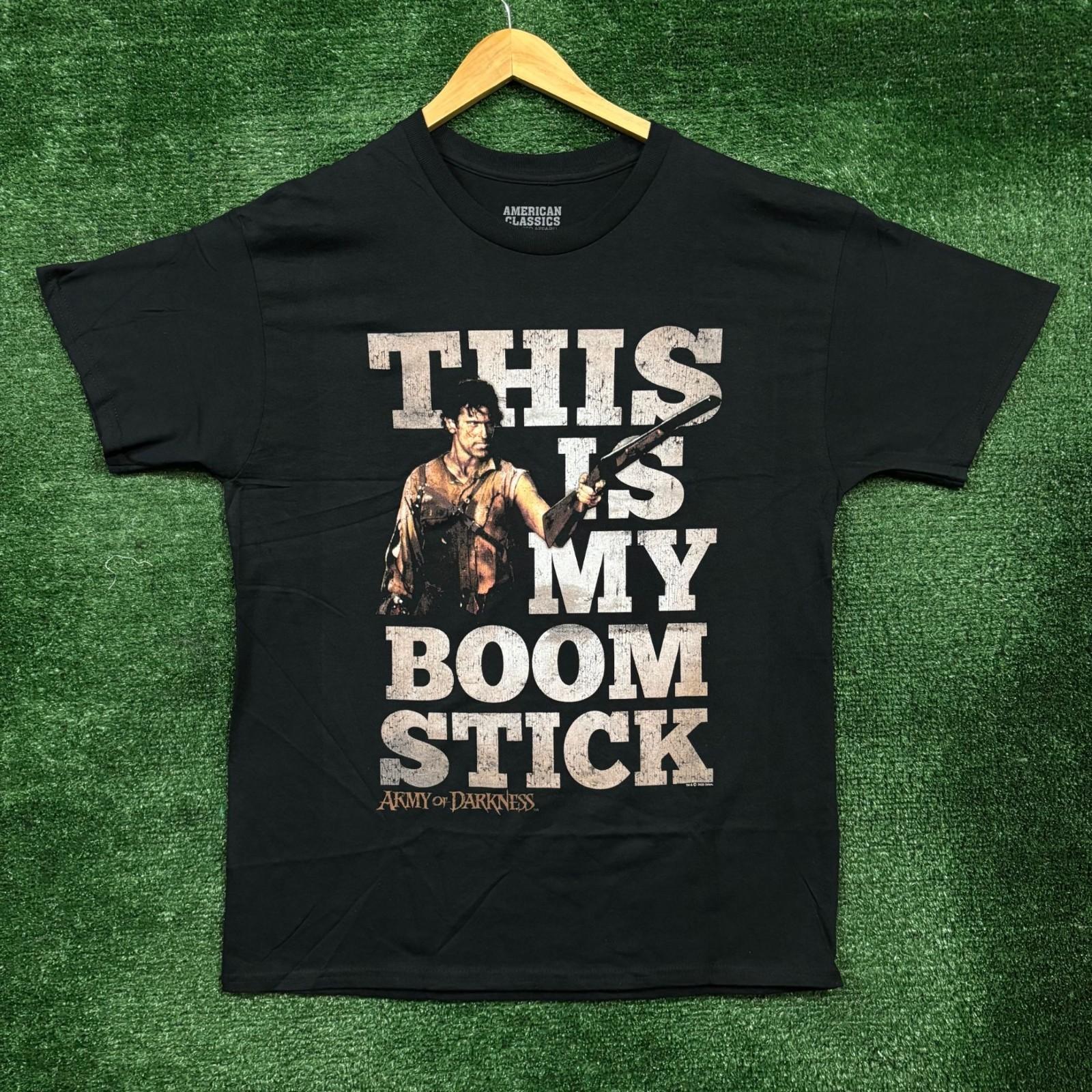 Army of Darkness This Is My Boom Stick Horror Movie Size Large Unisex T-Shirt XXL