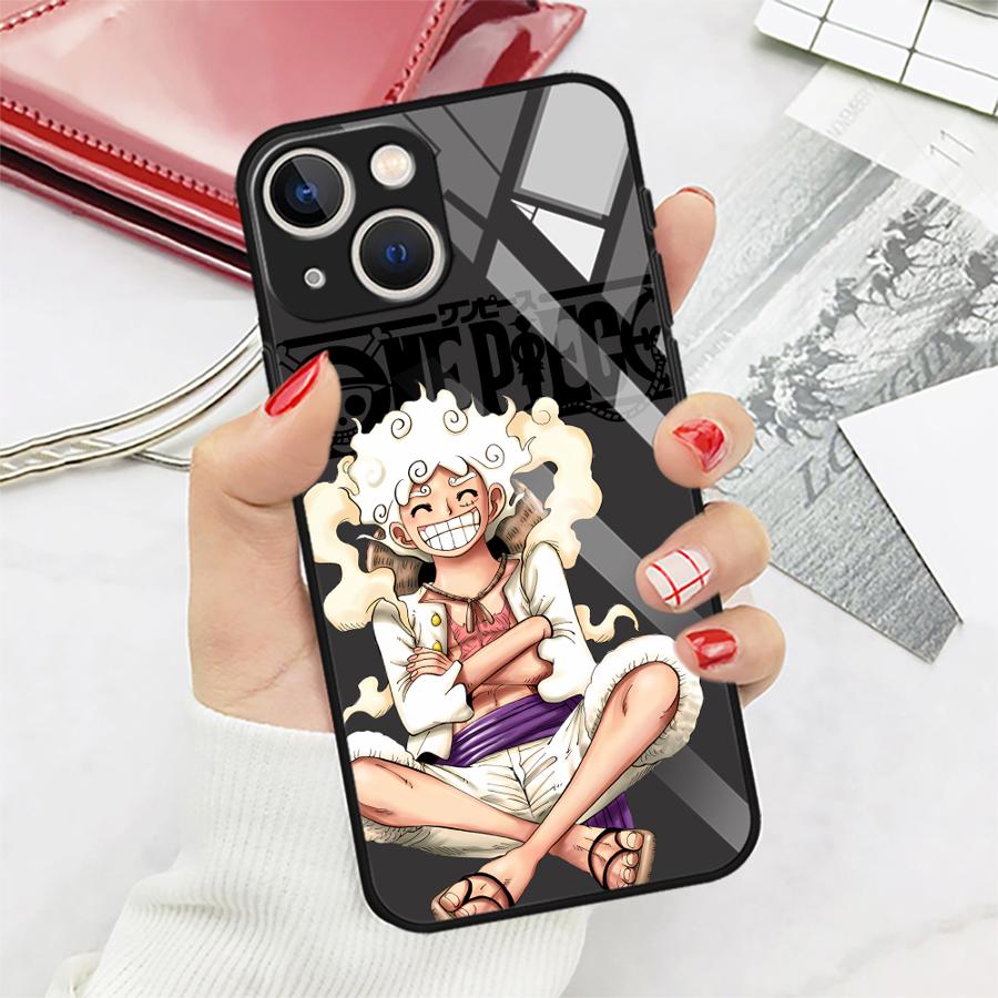 

Case for iPhone 17 Pro Max 13 8 14 15 Plus 12 XR 16 11 Air Glass Phone Cover OneS P-ieceS Cool LuffyS iPhone 12