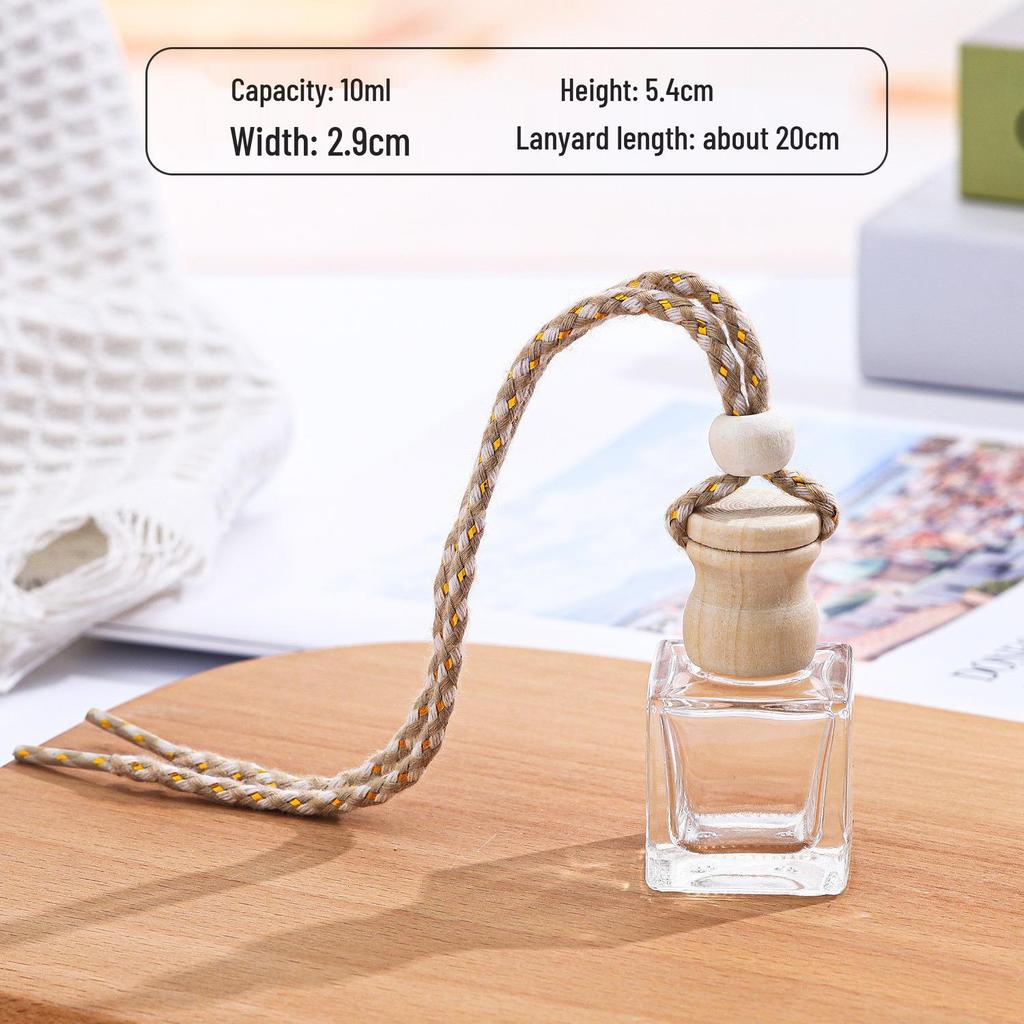 Creative Rope-Handle Glass Bottle Air Freshener and Flameless Diffuser