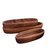 OLOEY Wooden Serving Tray for Snacks and Fruits