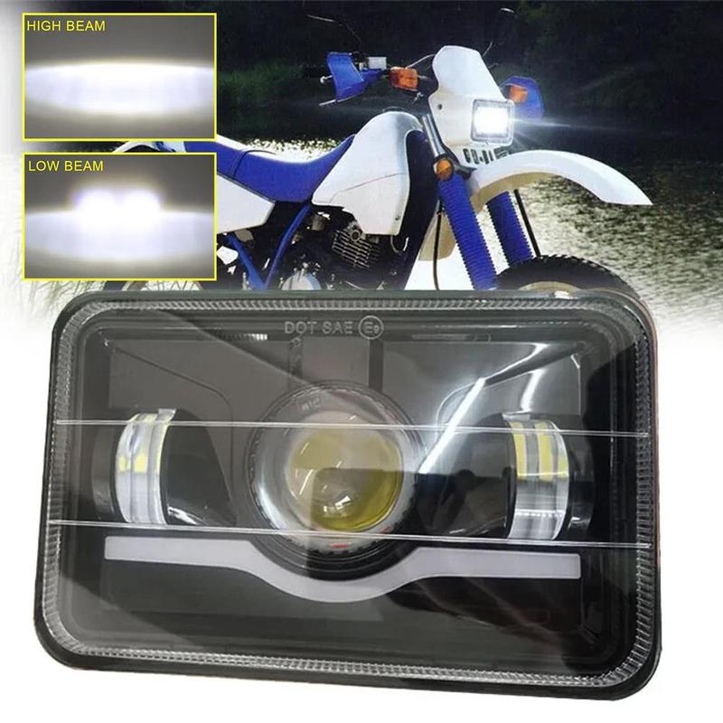 Projector 4"x6" LED Headlight H4656 H4651 LED Headlamp For Honda XR650L 1993-2013 XR250L XR650R XR400R High Low Beam & DRL