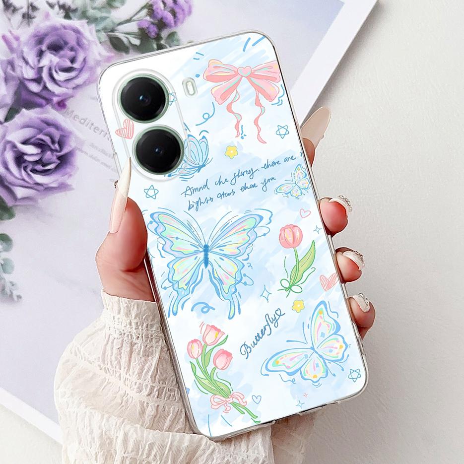 Für Xiaomi Poco X7 Pro 5G Hülle Stylische Bemalte Abdeckung Klare Silikon Weiche TPU Handyhülle Für Xiaomi Poco X7 Pro X7Pro Hülle Coque