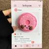 Cute 3D Big Donut Magnetic Silicone Phone Grip For iPhone 17 16 15 13 12 Pro Max Finger Bracket Holder 5