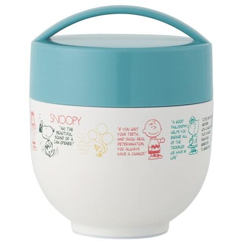 Skater Antibacterial Insulated Lunch Box, Bowl-Shaped, 540ml, Snoopy Awesome, LDNC6AG-A