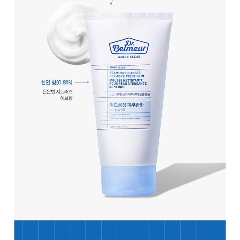 THE FACE SHOP - Dr. Belmeur Amino Clear Foaming Cleanser For Acne-Prone Skin