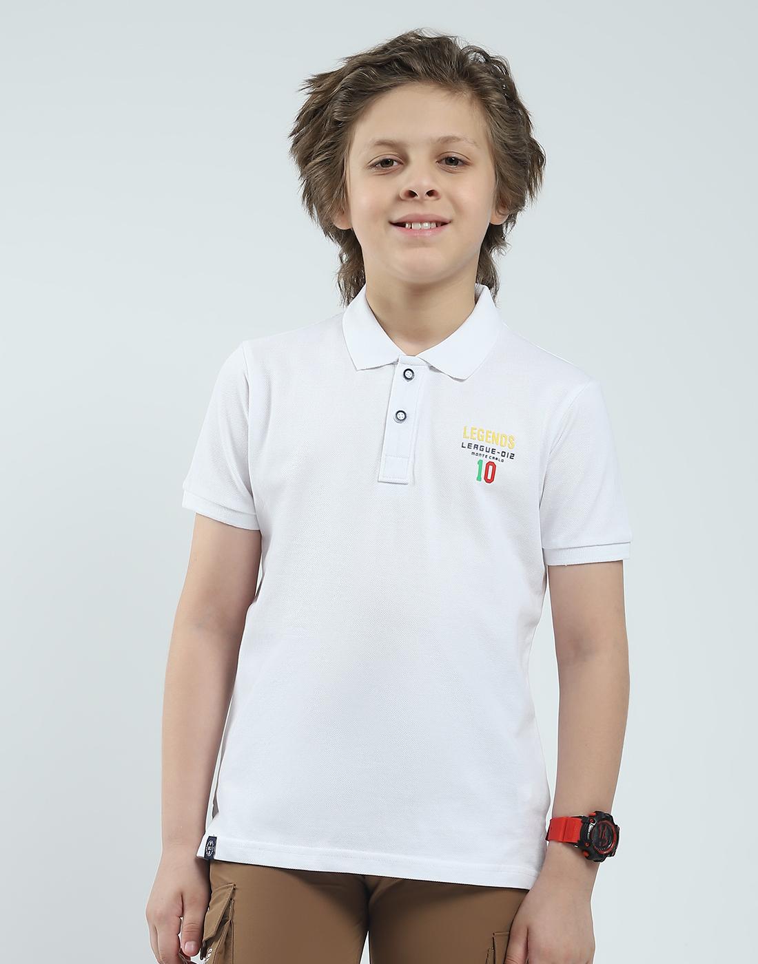 

Мужская футболка-поло Monte Carlo стандартного кроя, однотонная, с полурукавом 11-12 Years