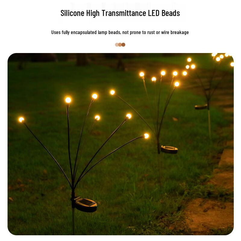 UOSULED Solar Firefly Garden Lights