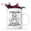 Mug - PLANETEE - J’peux Pas Je Préfère Mon British Shorthair - Céramique 330 Ml - Imprimé Sublimation - Lave‑vaisselle