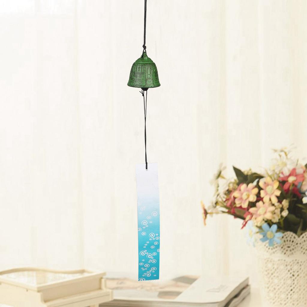 Cast Iron Metal Wind Chimes, Ancient Clock Wrought Iron Decoration Gift Pendant