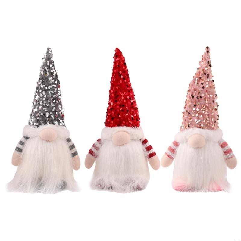 Christmas Faceless Doll Gnome  for Home 2025 Christmas Ornament with LED Light X3UC