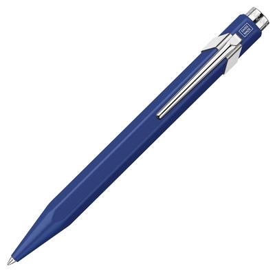 CARAN Ballpoint Matte Metal Official Import D'ACHE Pen, Water-Based, 849, Blue, NF0846-659, Can,