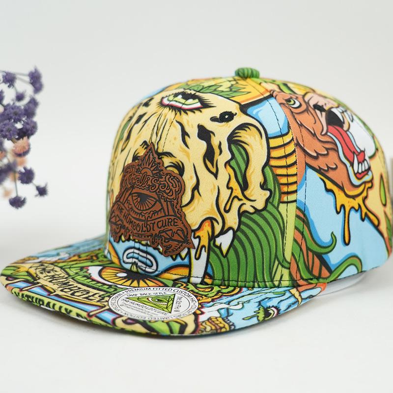 

Унисекс Хип-хоп Кепка с плоским козырьком и козырьком-утконосом: Бейсболка оверсайз для уличных танцев и скейтбординга Adjustable озеро синий