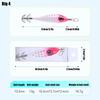 LED Lighted LED Squid Bait Thicken Double-Layer Squid Lures Glow Fishing Lures  Boat Fishing