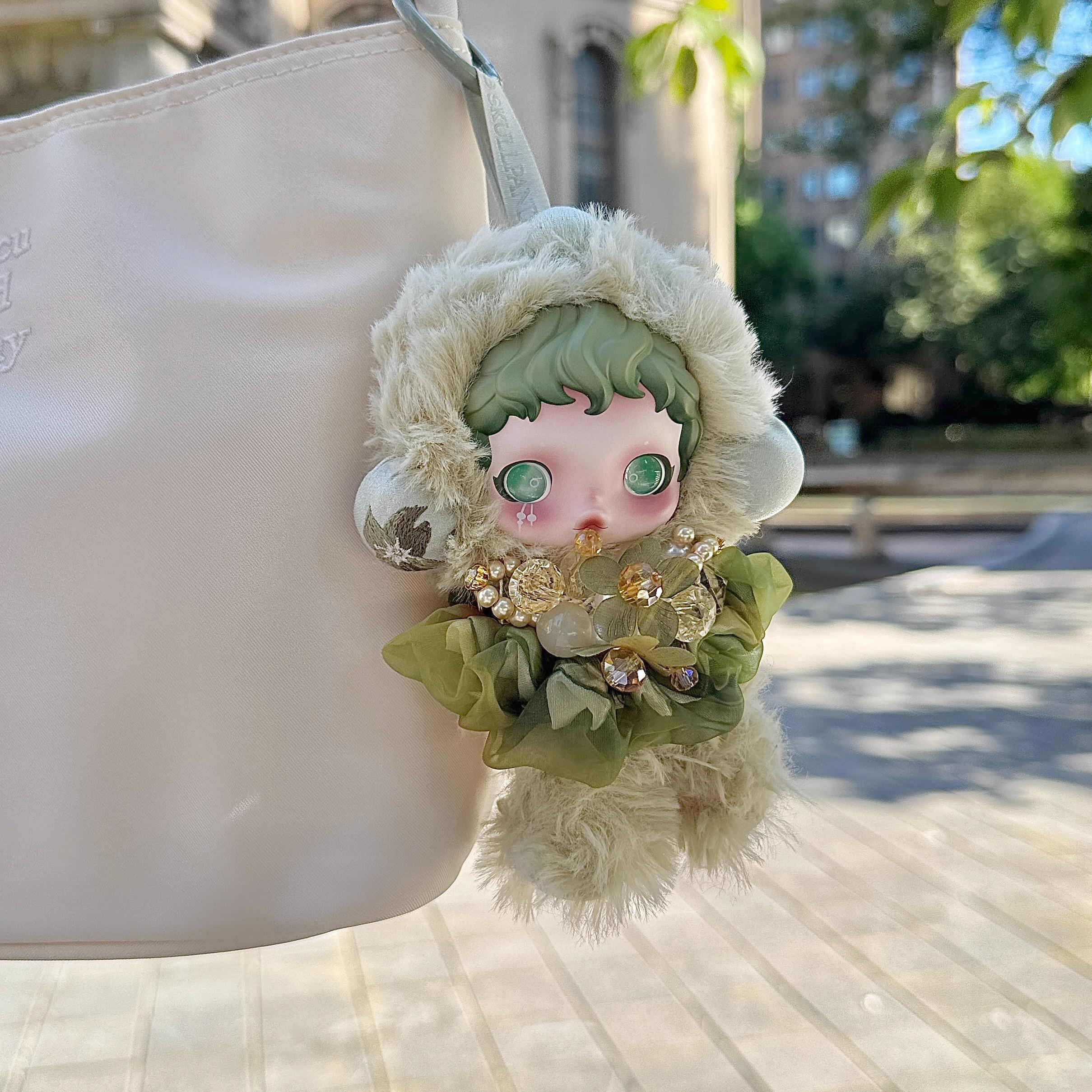 

(No dolls) For SKULL PANDA Doll Elegant Evening Dress Skirt Accessories Princess Dressing Mini Clothes DIY Hair Decorations