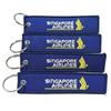 Double-Sided Embroidered Keychain: Personalized Polyester Bag Accessory Pendant