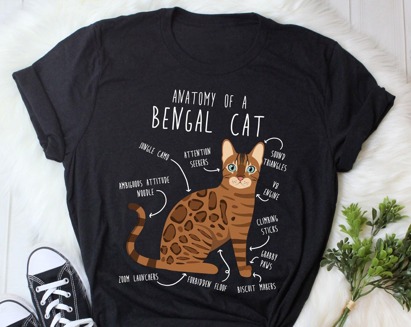 Bengal Cat Shirt, , , Funny Cat Lover Gift, Cute Pet T-shirt, Bengal Cat Lover Tshirt, Bengal Cat Tee, Bengal Mom, Cat Dad, Animal 100