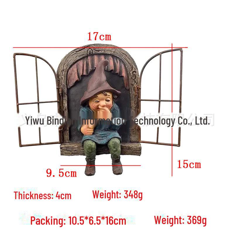 

Садовый гном смола карлик статуэтка: Украшение для улицы