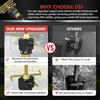 Heavy Duty RV Slide Out Supports Jacks 16.7 to 36 Adjustable with Drill Adjust Aluminum Gear Box Travel Trailer Stabilizer Jack