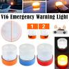 Car Emergency Beacon Light V16 Magnetic Induction Strobe Flashing Warning Light Safety Signal Lamp Auto Accessories