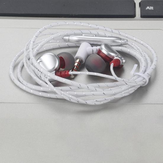 V11 Wired Earphone In-ear Mega Bass 3.5mm Sports Stereo Gaming Earbud with Microphone for Outdoor