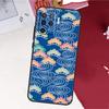 Japanese Style Floral Texture Case For Oppo A18 A98 A38 A58 A78 A60 A80 A40 A96 A76 A16 A94 A74 A54 A15 A17 A57 A77 A5 Pro