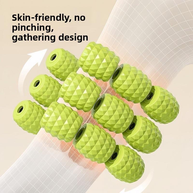 29/23 Rounds Leg Massager Roller Non-Slip Silicone Muscle Relaxation Massage Tool for Leg Slimming Cellulite Reduction Athletes