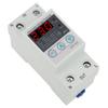 230V Under Over Voltage Protector Adjustable Recovery Protective Relay Voltmeter SVP‑912