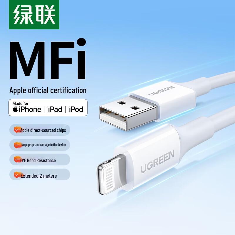 UGREEN MFi USB to Lightning Fast Charging Cable