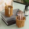 Simple Imitation Rattan Storage Bucket Large Capacity Fork Chopsticks Rack Office Use