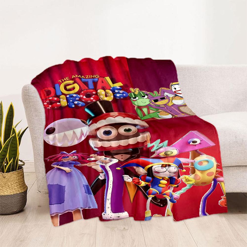Digital Circus Blanket Comfortable Suitable for Bedding Office Office Chair Four Seasons Multipurpose Modern Style