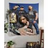Tokyo Hotel Cartoon Tapestry Art Science Fiction Room Home Decor Wall Hanging Sheets