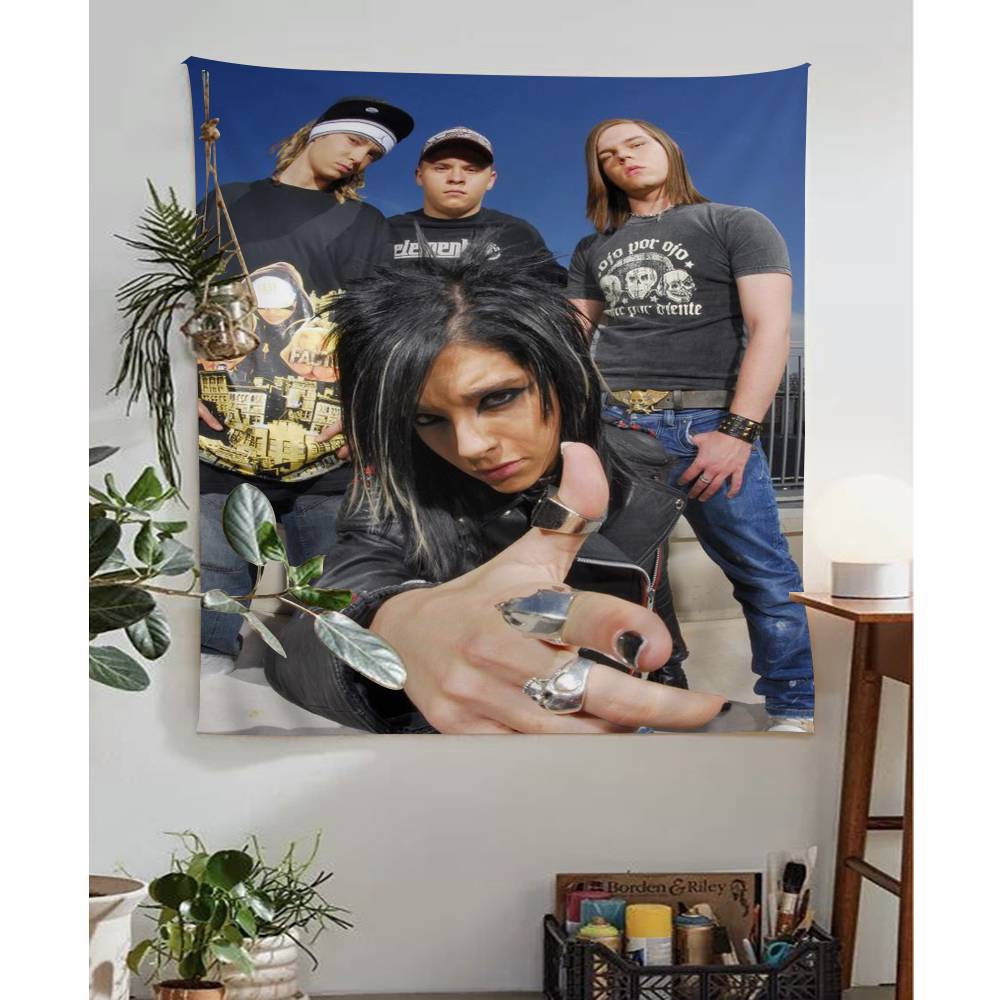Tokyo Hotel Cartoon Tapestry Art Science Fiction Room Home Decor Wall Hanging Sheets