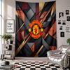 Tapisserie murale Manchester United Décoration d'intérieur Tissu à suspendre au mur pour chambre à coucher Salon Arrière-plan