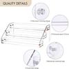 3/4/5 Tier Desktop Display  Risers Stand Plastic Perfume Skincare Organizers  Nail Polish Display