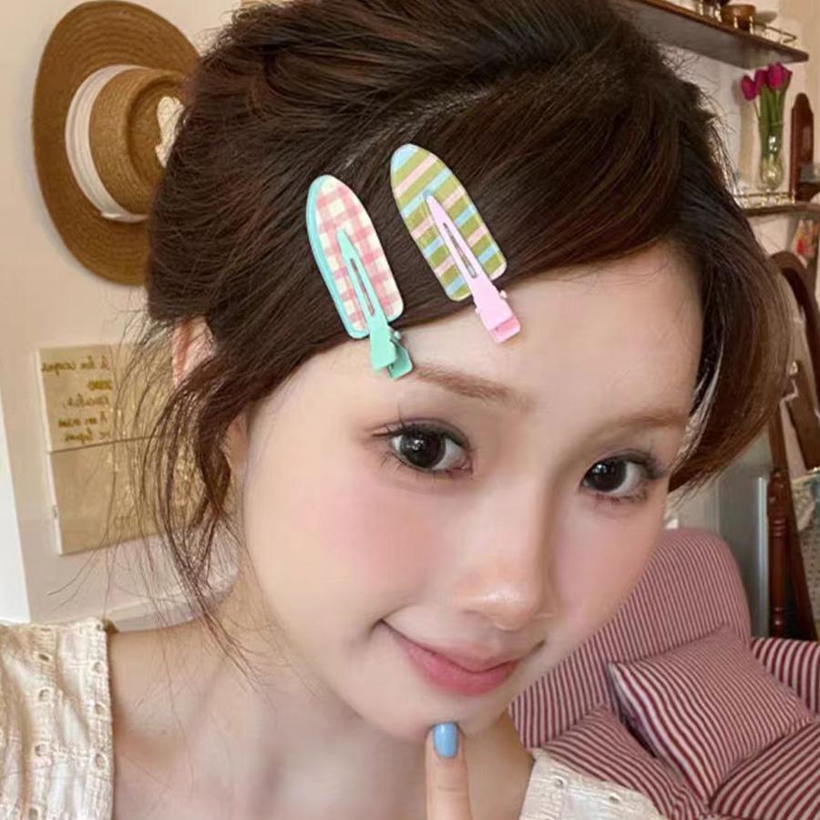 2 Stück/Packung Süße Bunte Cartoon Frucht Spurlos Haarnadeln Für Mädchen Niedliche Haarspangen Haarspangen Haarklammern Schöne Haaraccessoires