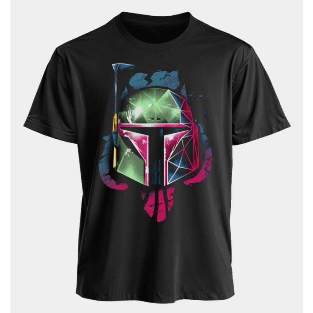 GUOYAN TOP Amerikaans Star Wars Perifere Opdruk Katoenen Korte Mouw Heren en Dames Zomer Los Dagelijks Forens Rond Hals T-shirt 4XL