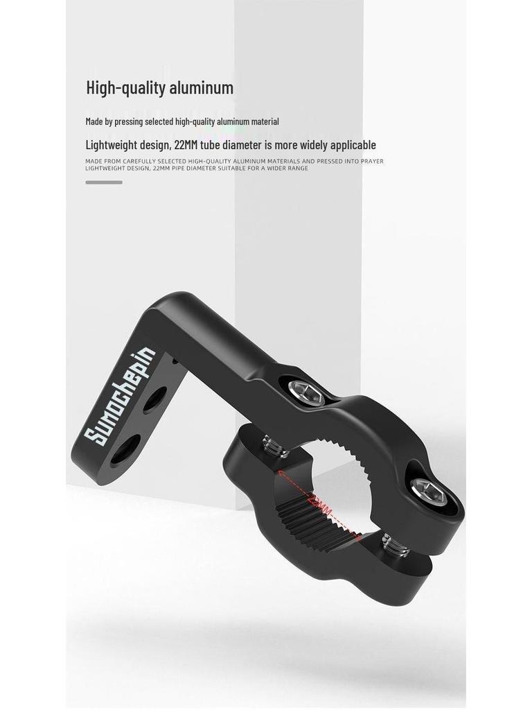 Multifunctional Handlebar Clamp: Auxiliary Spotlight, Bracket, Rod, Tube for Motorcycle EV