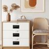 2Pcs Drawer Concealed Folding Handle Cabinet Hidden Pull Zinc Alloy Black Flat Cupboard Handles Furniture Hardware Accessories