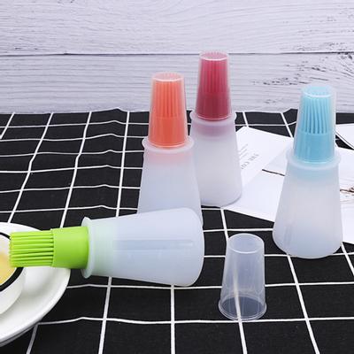 Oil Bottle Brush Multi-use Heat-resistant Silicone Kitchen Oil Bottle Brush for Home