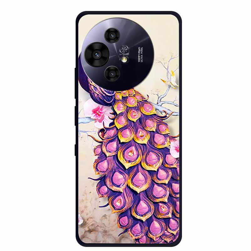 For TCL 50 Pro NxtPaper 5G Case Black Silicone Cover for 50 Pro NxtPaper Protective Shell Coque for TCL 50 NxtPaper 5G TPU Cases