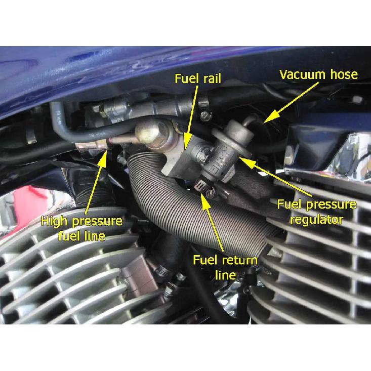 Fuel Injection Pressure Regulator 3.0 3.5Bar 16740-MCH-013 For Honda VTX1800 R/C/S 02-04 CBR900RE CBR954RR CBR929RE 16740MCH013