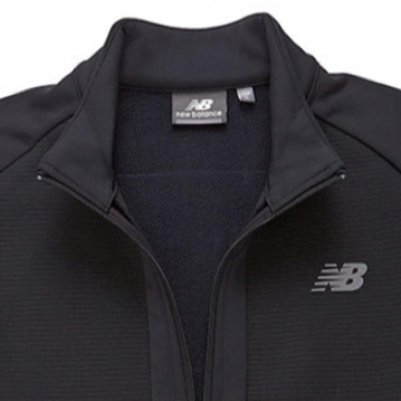 New Balance Jacket Vqb M Brushed Soft Bone Tissue Stand Neck Zip Up nbMd947021 19