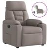 VidaXL Electric Recliner Armchair Taupe Fabric 3303019