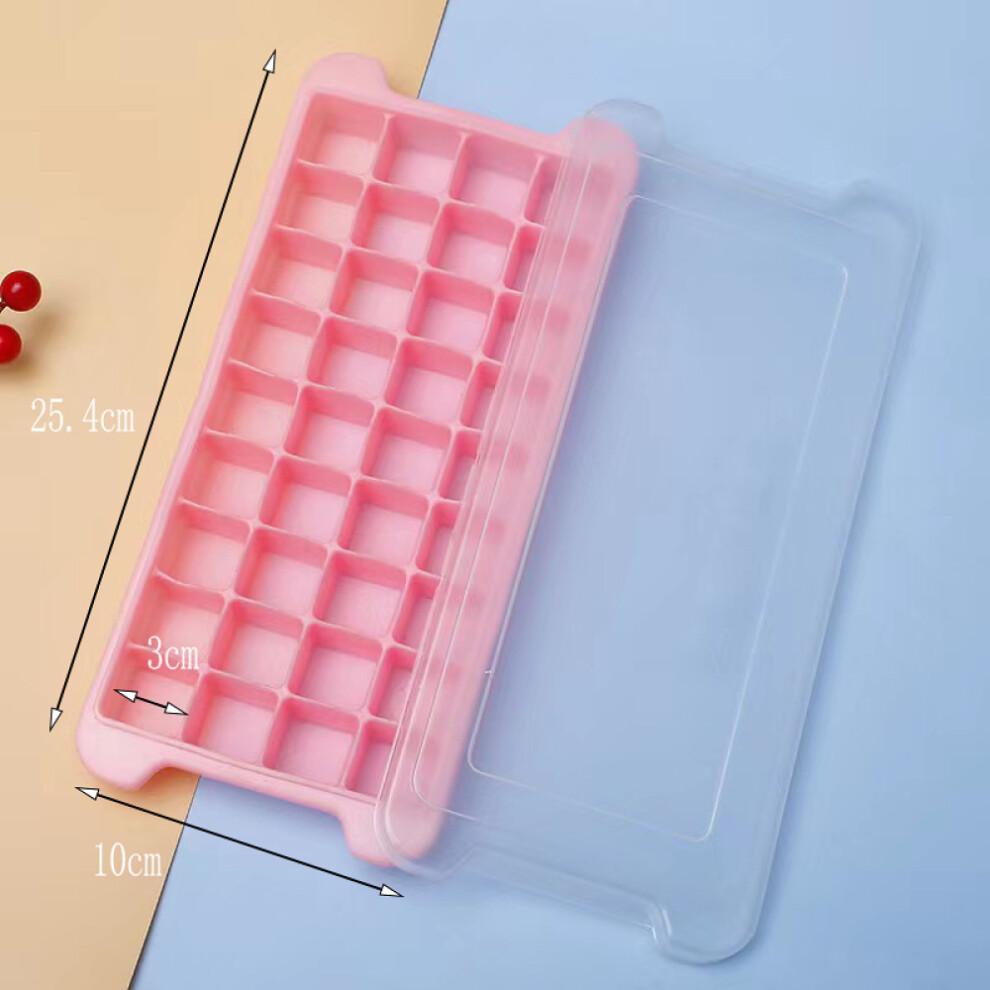 Ice cube tray with lid ice cube mold silicone ice cube maker