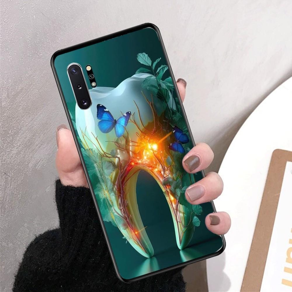 Dentist Pattern Tooth Phone Case For Samsung Note 8 9 10 20 Pro Plus Lite M 10 11 20 30 21 31 51 A 21 22 42 02 03