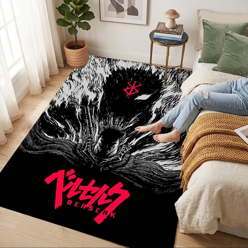 Berserk Living Room Nonslip Area Rug Soft Carpet For Bedroom Game Playroom Sofa Office Home Decor Doormat Christmas Gift C9301441