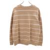 FRED PERRY BEAMS Beams special order Border Pattern Long sleeve Fawn trainer Men's Used