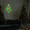Christmas Tree Neon Dimmable LED Lights with Hanging Chain for Bedroom, Living Room, Window, Home, Party, Christmas Decoration