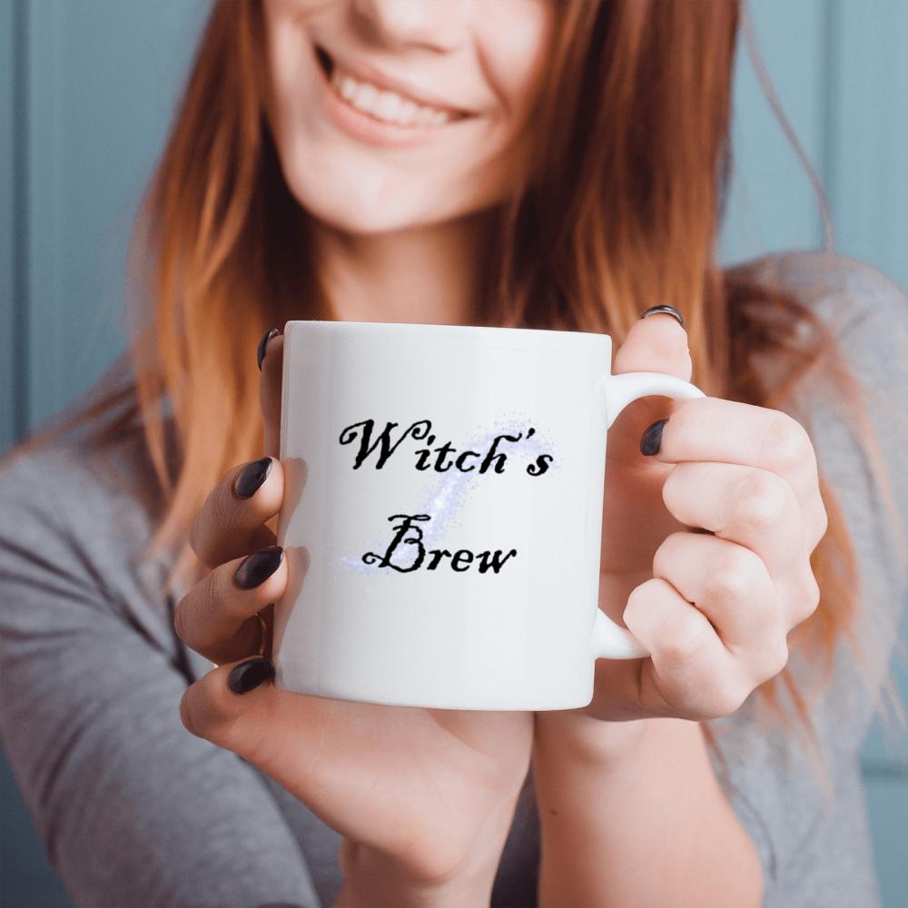 1pc 3A grade 11 oz witch's brew ceramic coffee mug for room Halloween decoration Birthday Christmas Holiday Perfect gift
