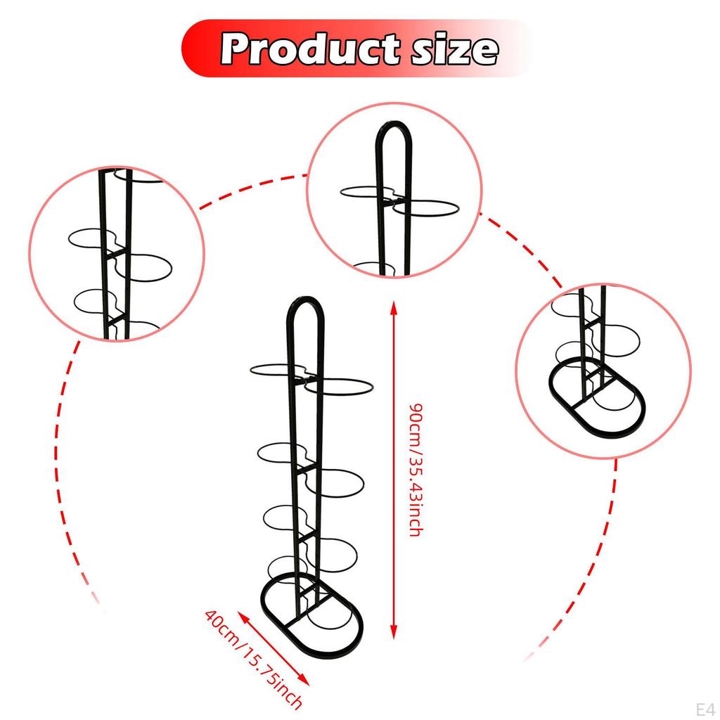 Pionowy organizer na piłki do piłki nożnej i koszykówki w garażu